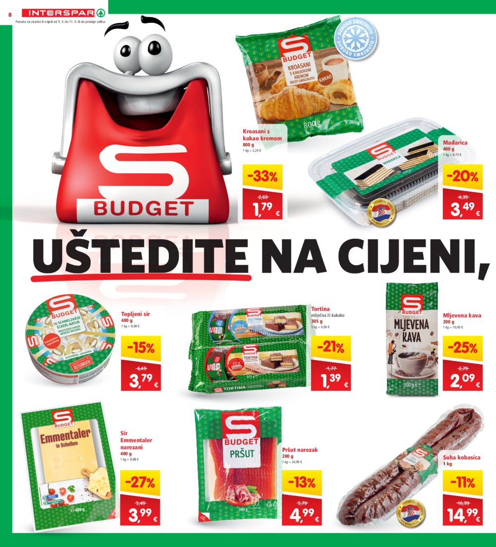 INTERSPAR katalog Akcija 05.03.-11.03.2025.