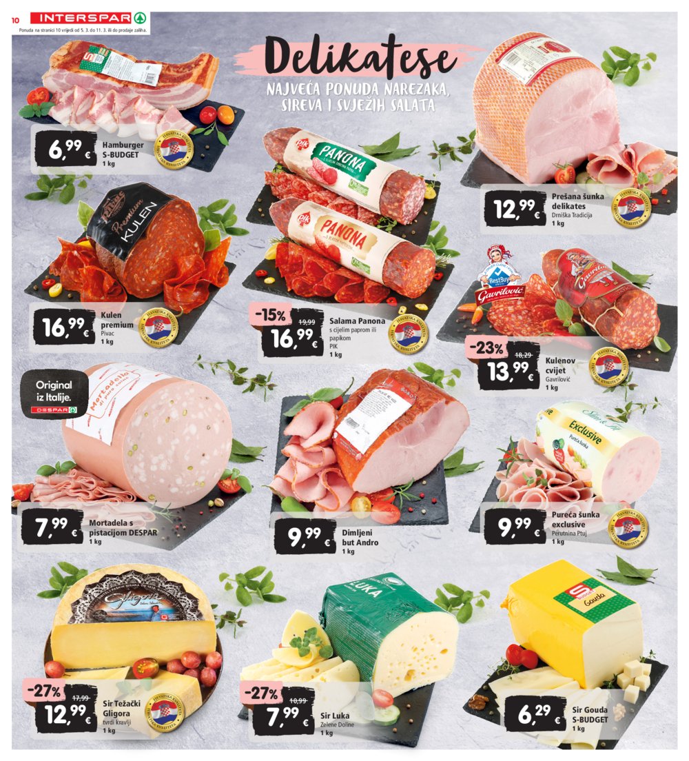 INTERSPAR katalog Akcija 05.03.-11.03.2025.