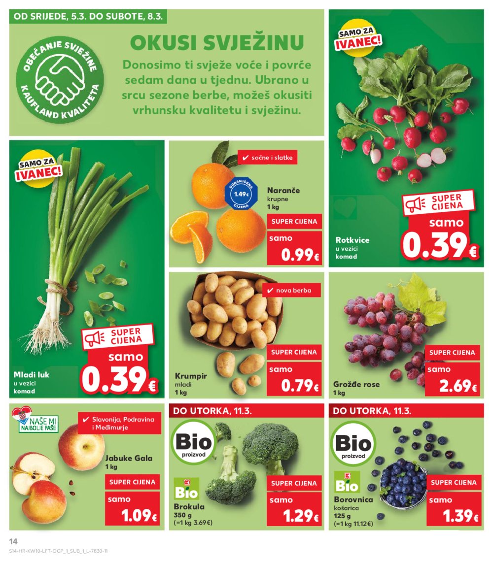 Kaufland katalog XXL Obiteljska Pakiranja 05.03.-11.03.2025. Ivanec