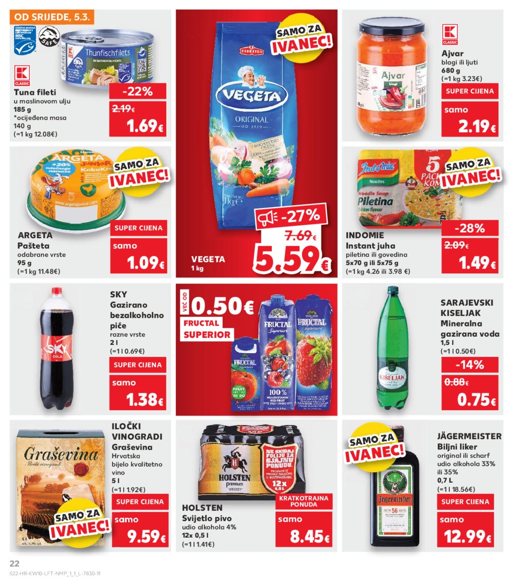 Kaufland katalog XXL Obiteljska Pakiranja 05.03.-11.03.2025. Ivanec