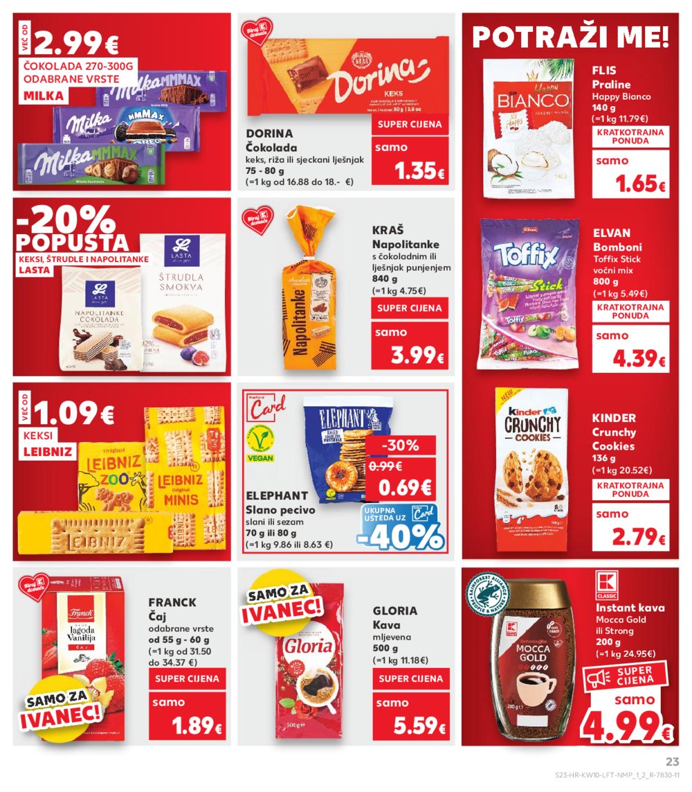 Kaufland katalog XXL Obiteljska Pakiranja 05.03.-11.03.2025. Ivanec