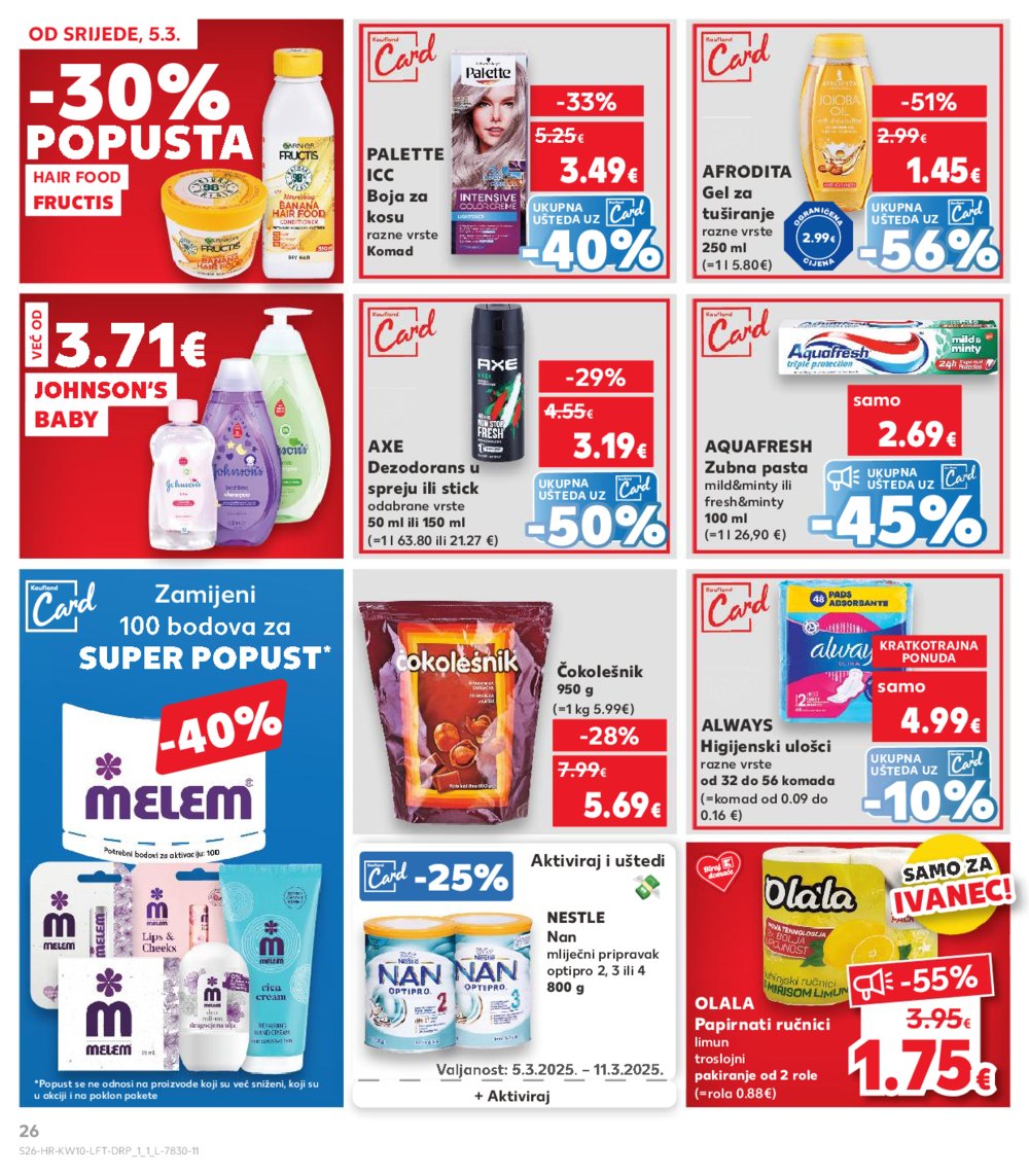 Kaufland katalog XXL Obiteljska Pakiranja 05.03.-11.03.2025. Ivanec