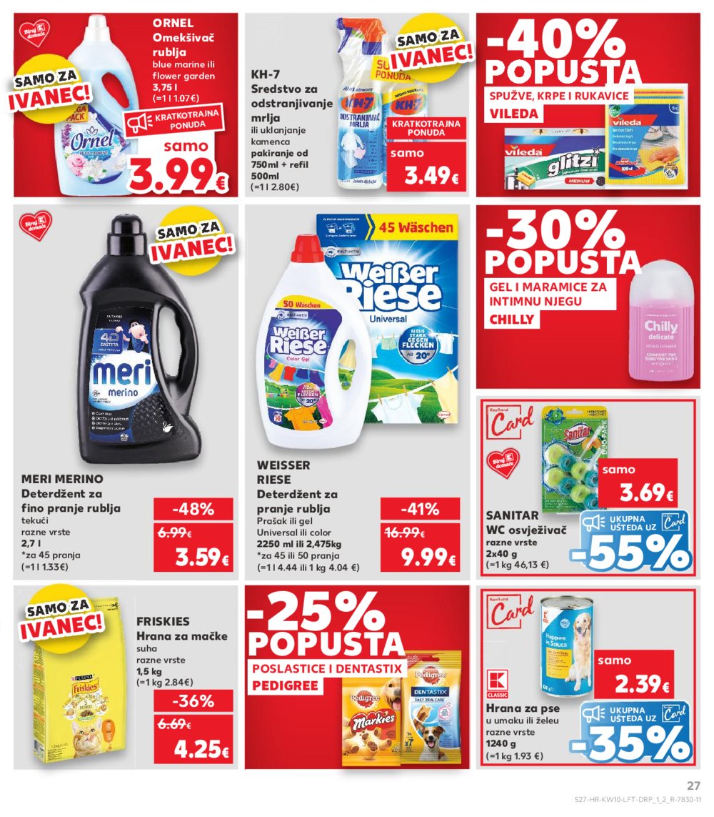Kaufland katalog XXL Obiteljska Pakiranja 05.03.-11.03.2025. Ivanec