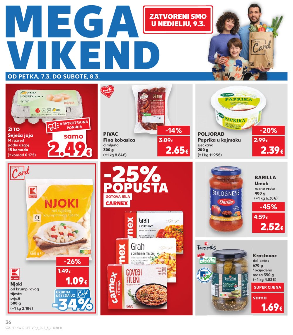 Kaufland katalog XXL Obiteljska Pakiranja 05.03.-11.03.2025. Ivanec