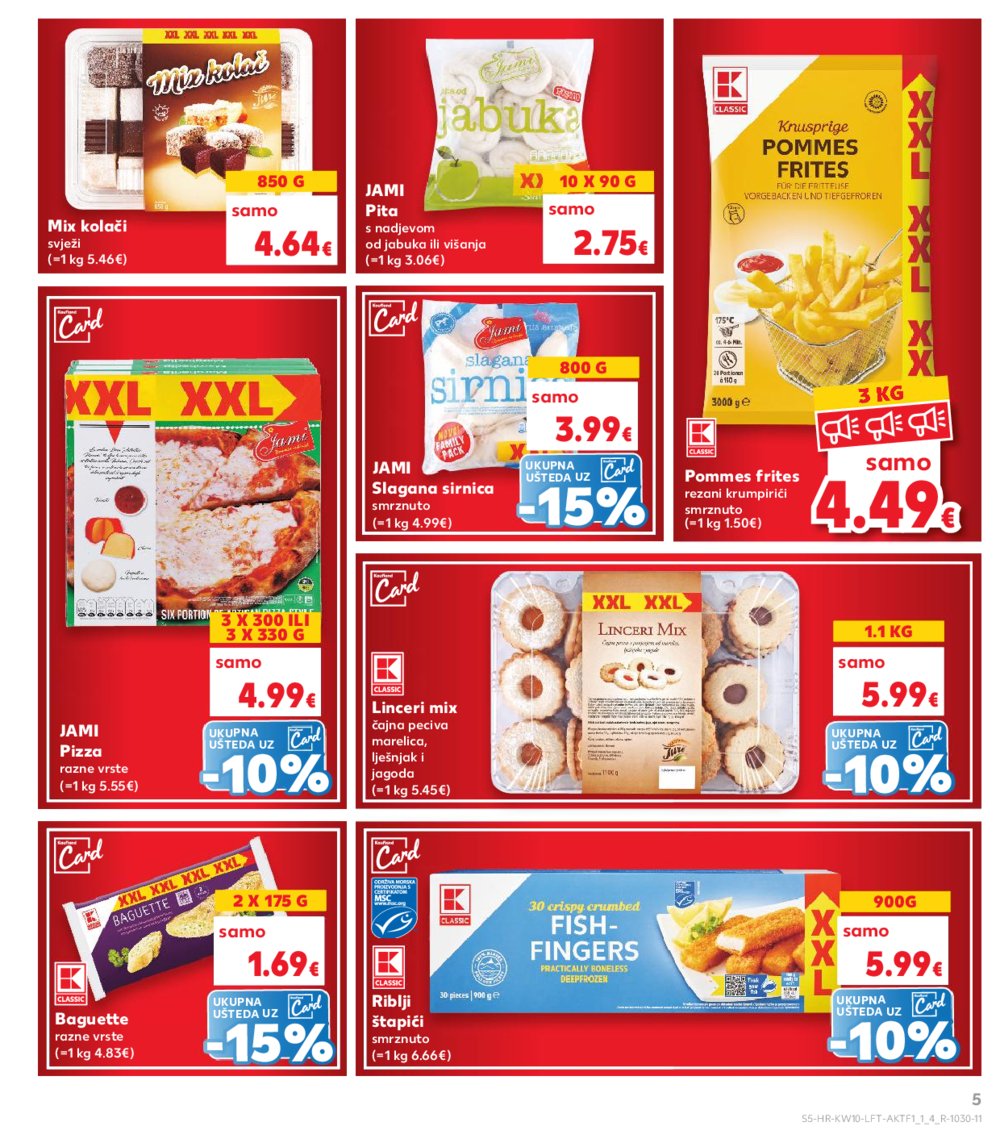 Kaufland katalog XXL Obiteljska Pakiranja 05.03.-11.03.2025. Ivanec