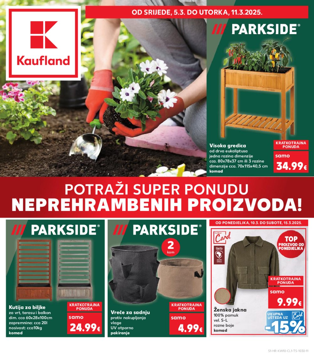 Kaufland katalog Neprehrambenih proizvoda 05.03.-11.03.2025. Odabrane poslovnice