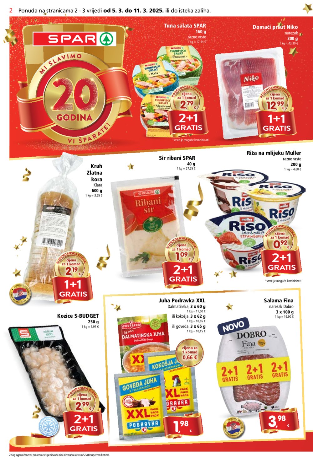 SPAR katalog Akcija 05.03.-11.03.2025.