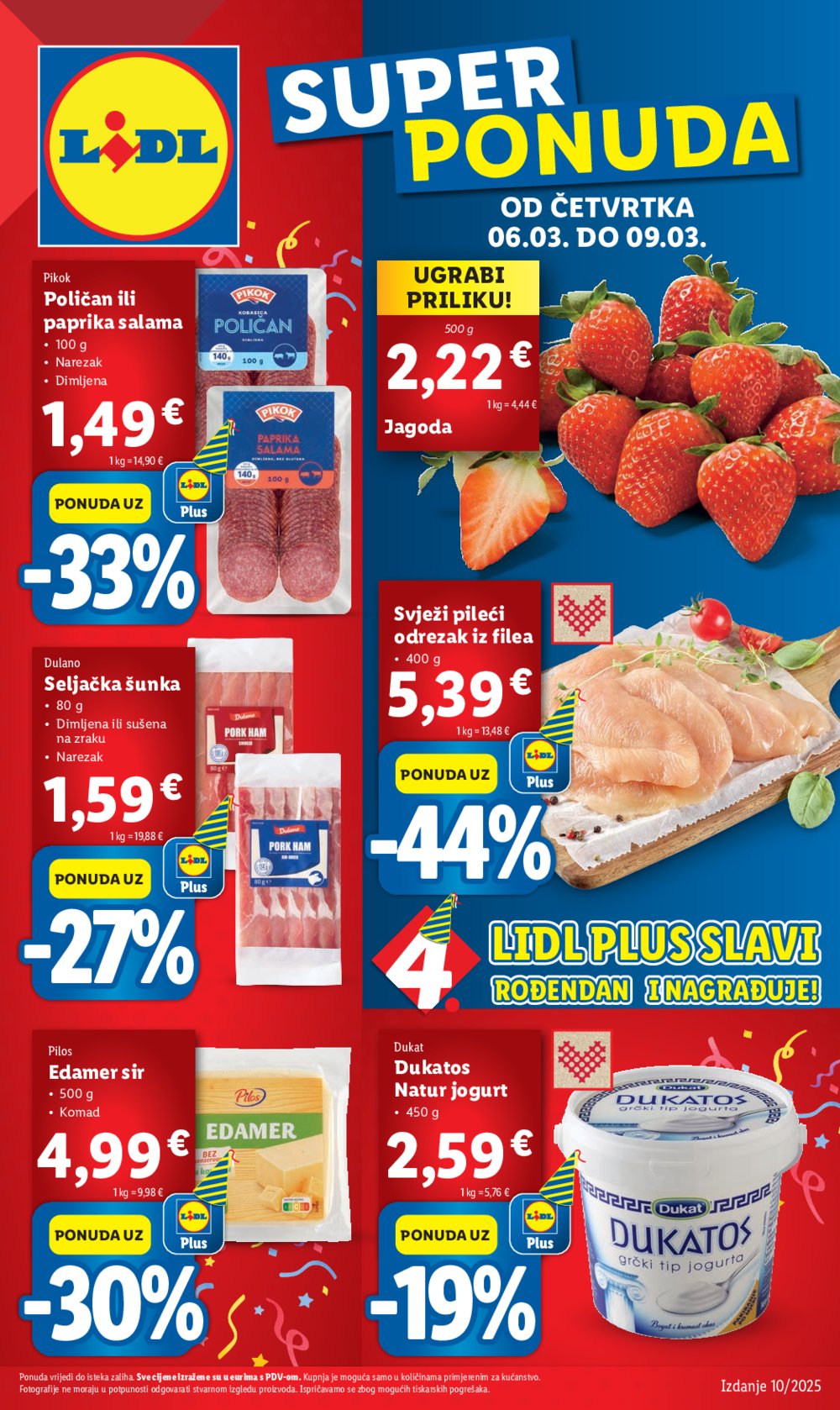 Lidl katalog Super ponuda od četvrtka 06.03.-09.03.2025.