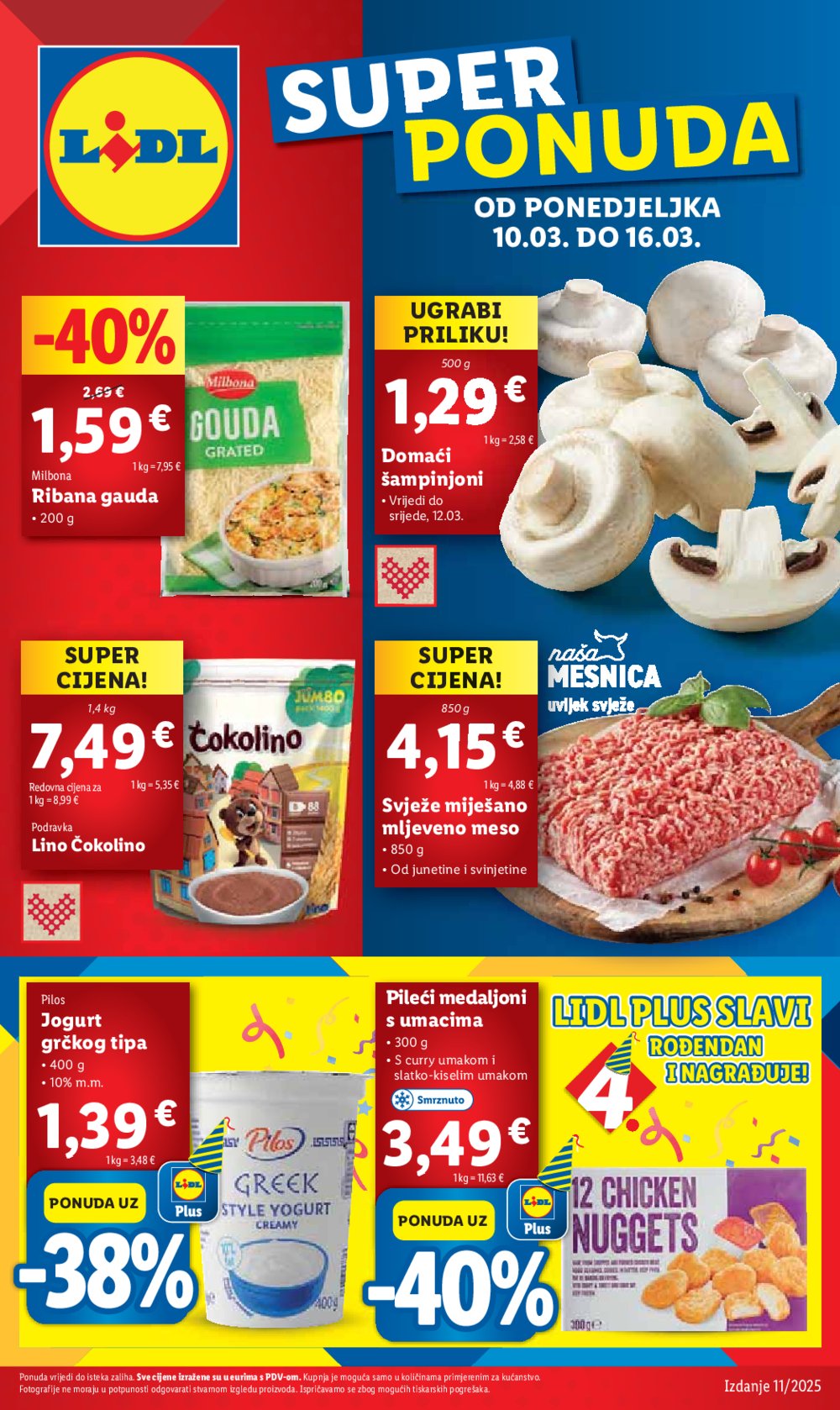 Lidl katalog Super ponuda od ponedjeljka 10.03.-16.03.2025.