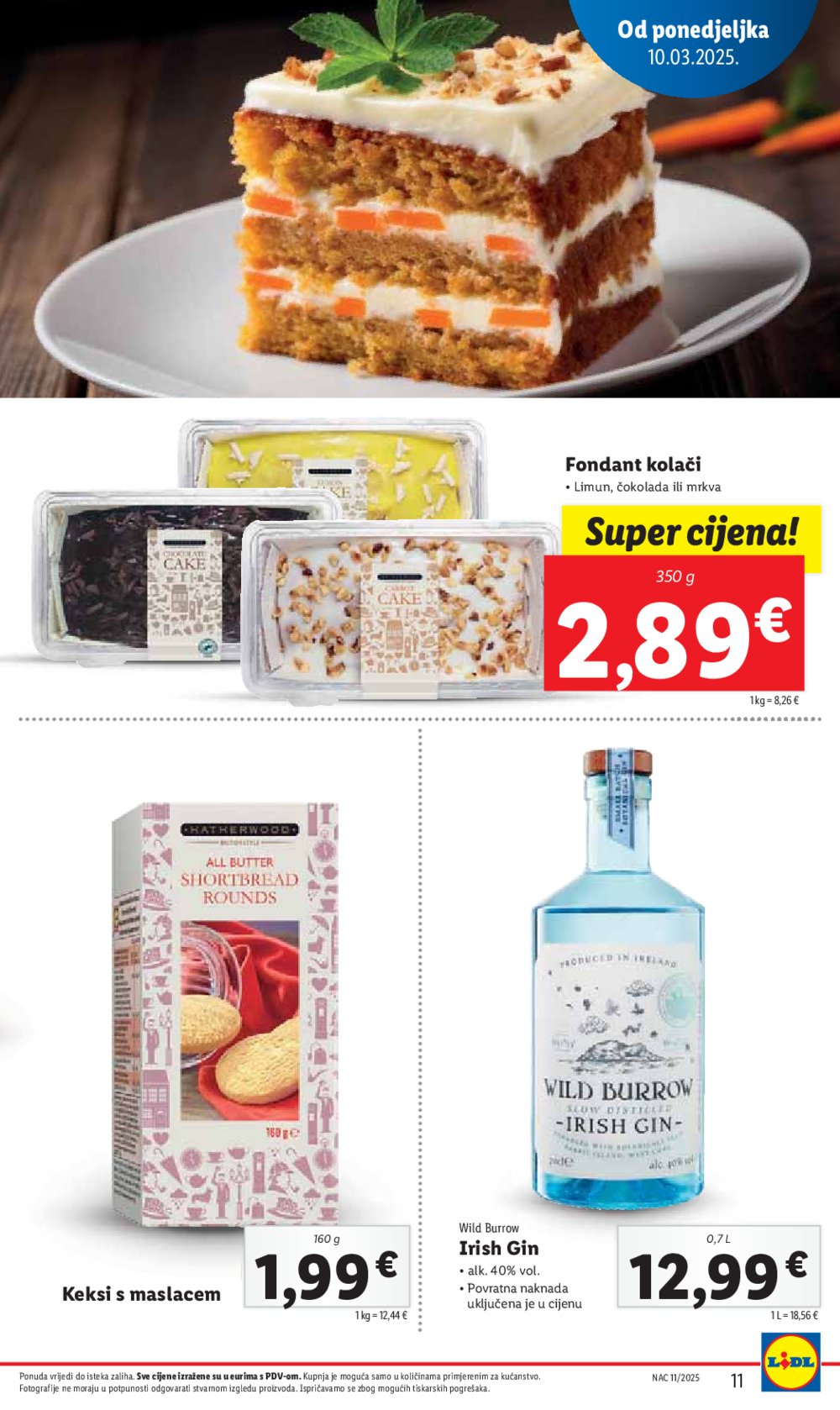 Lidl katalog Super ponuda od ponedjeljka 10.03.-16.03.2025.