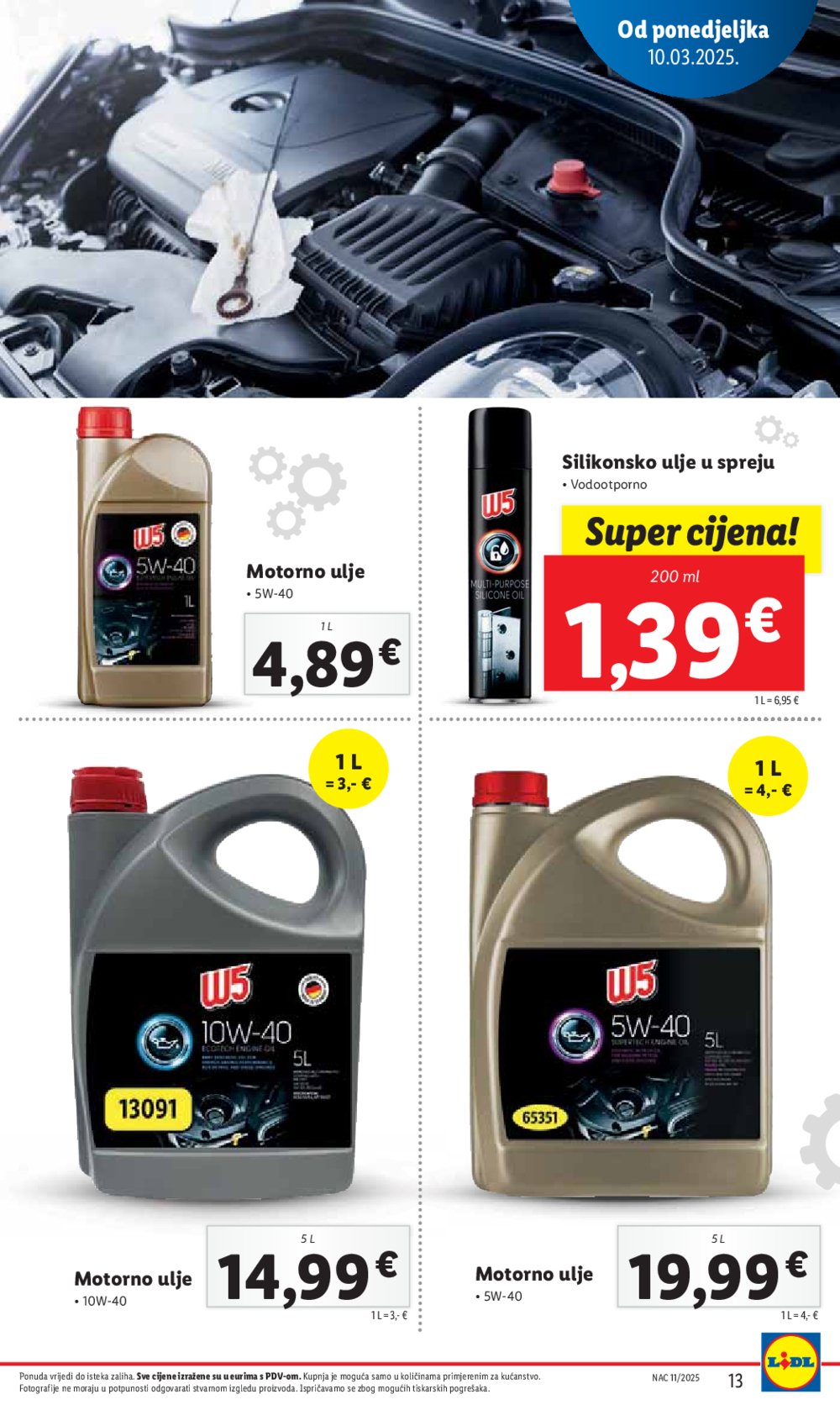 Lidl katalog Super ponuda od ponedjeljka 10.03.-16.03.2025.