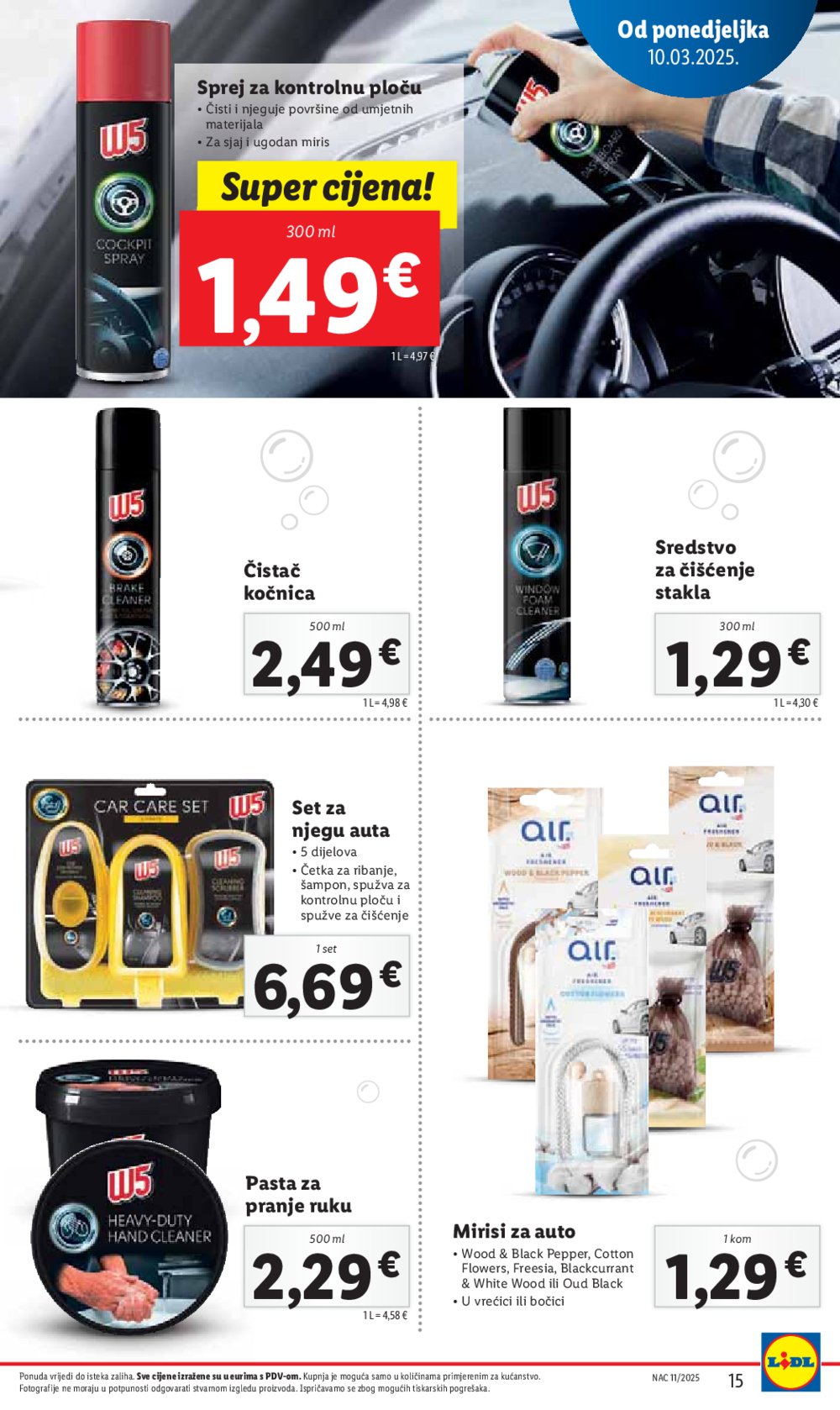 Lidl katalog Super ponuda od ponedjeljka 10.03.-16.03.2025.