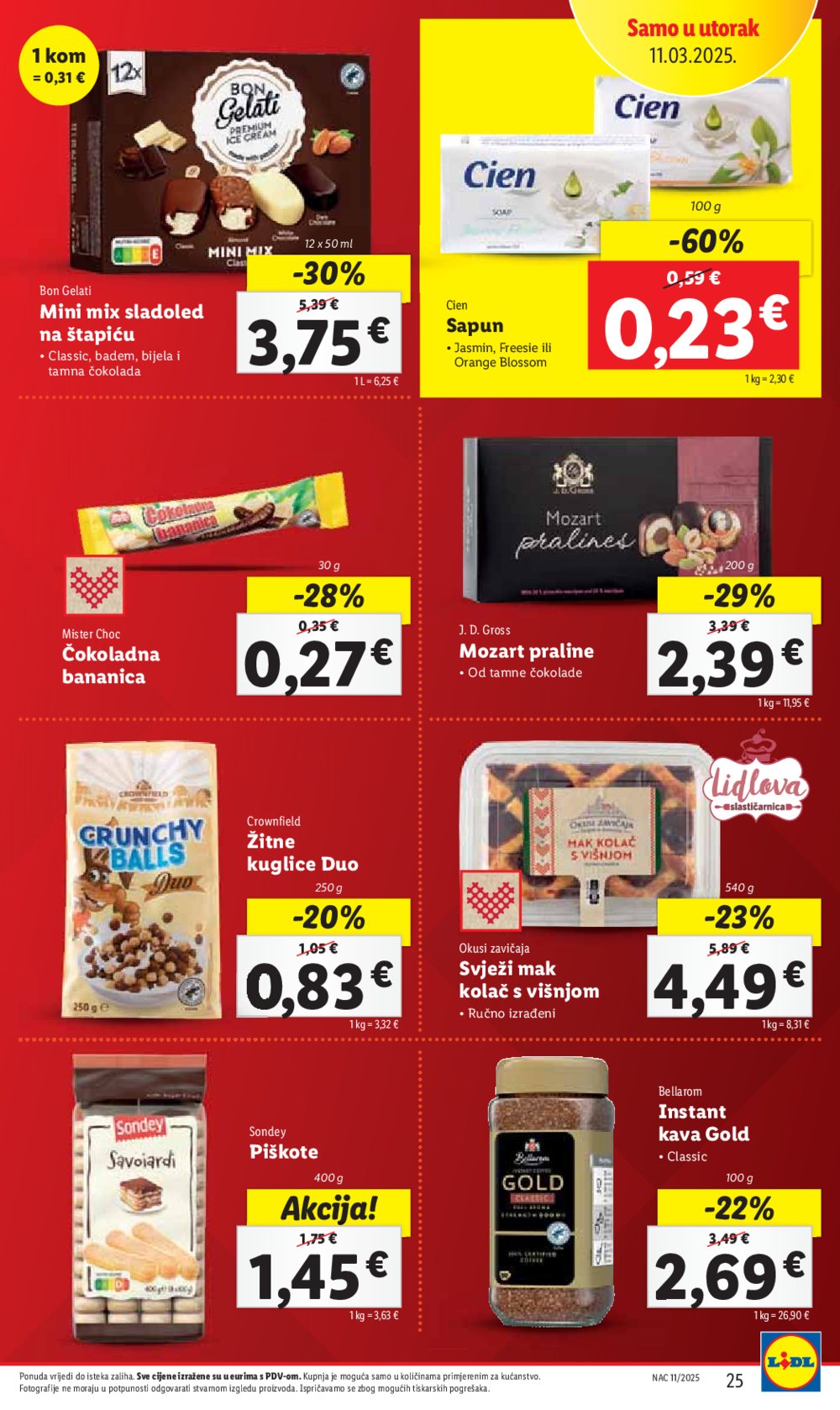 Lidl katalog Super ponuda od ponedjeljka 10.03.-16.03.2025.