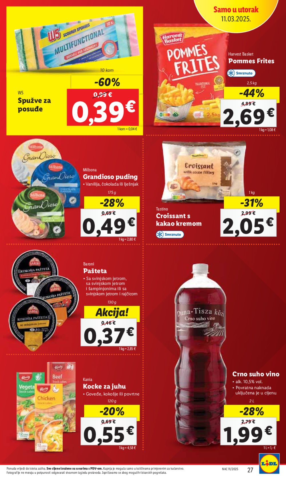 Lidl katalog Super ponuda od ponedjeljka 10.03.-16.03.2025.