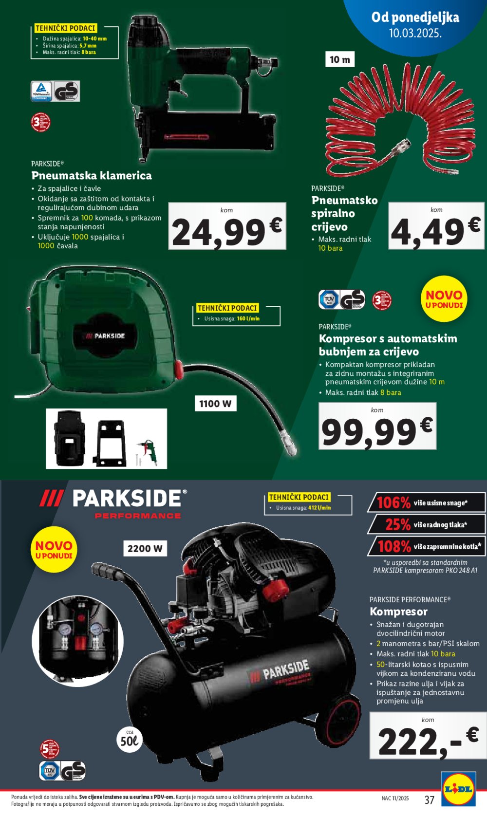 Lidl katalog Super ponuda od ponedjeljka 10.03.-16.03.2025.