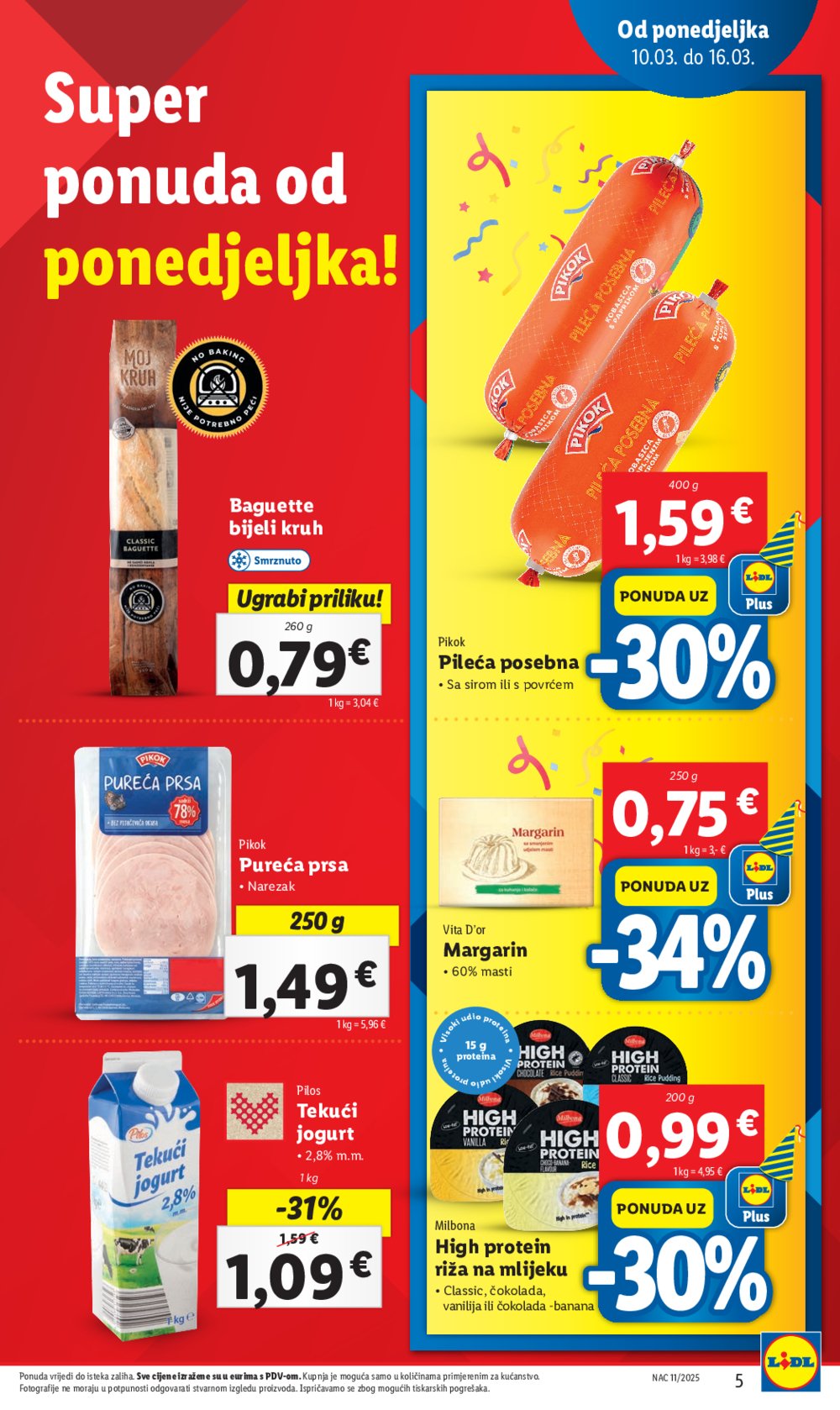 Lidl katalog Super ponuda od ponedjeljka 10.03.-16.03.2025.