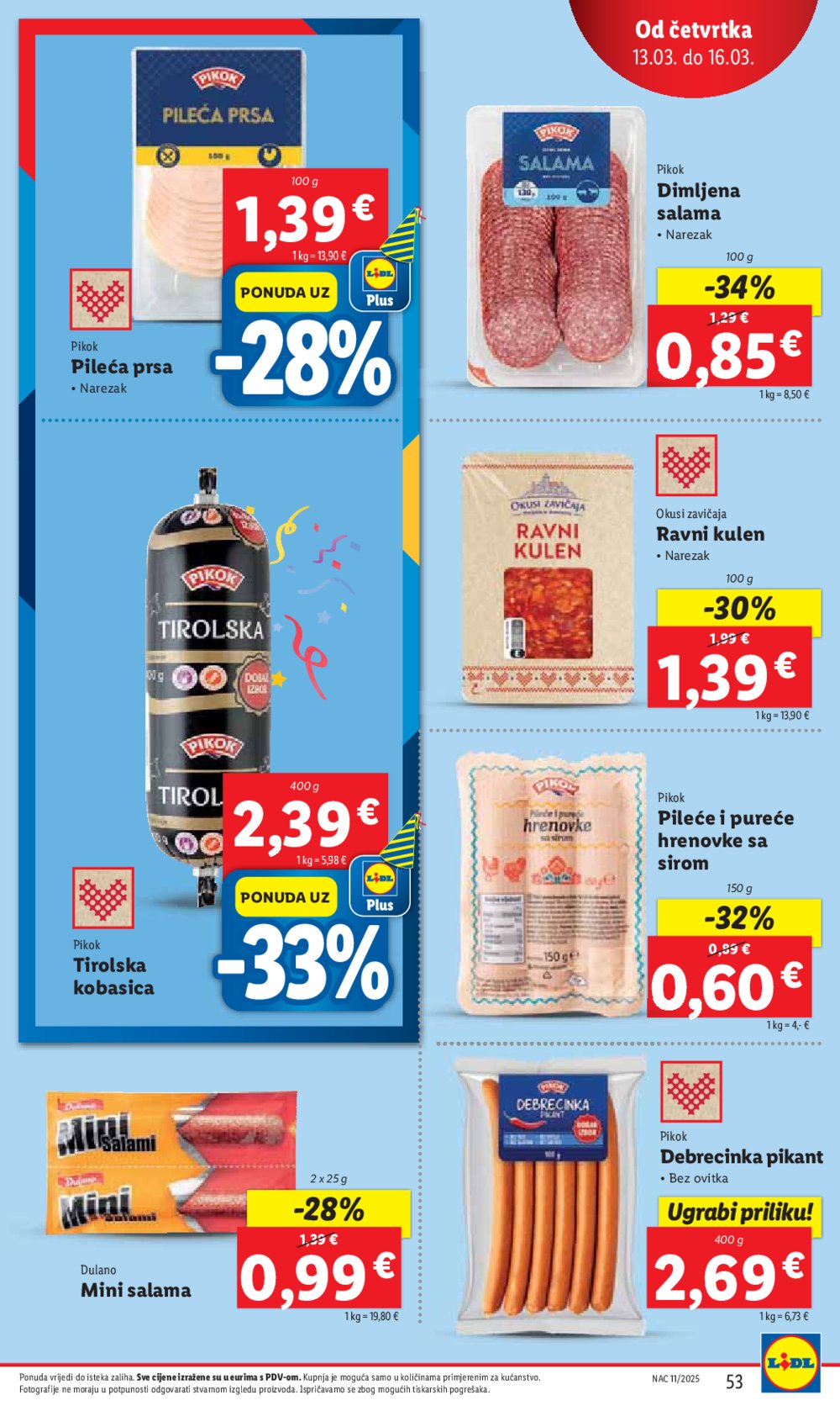 Lidl katalog Super ponuda od ponedjeljka 10.03.-16.03.2025.