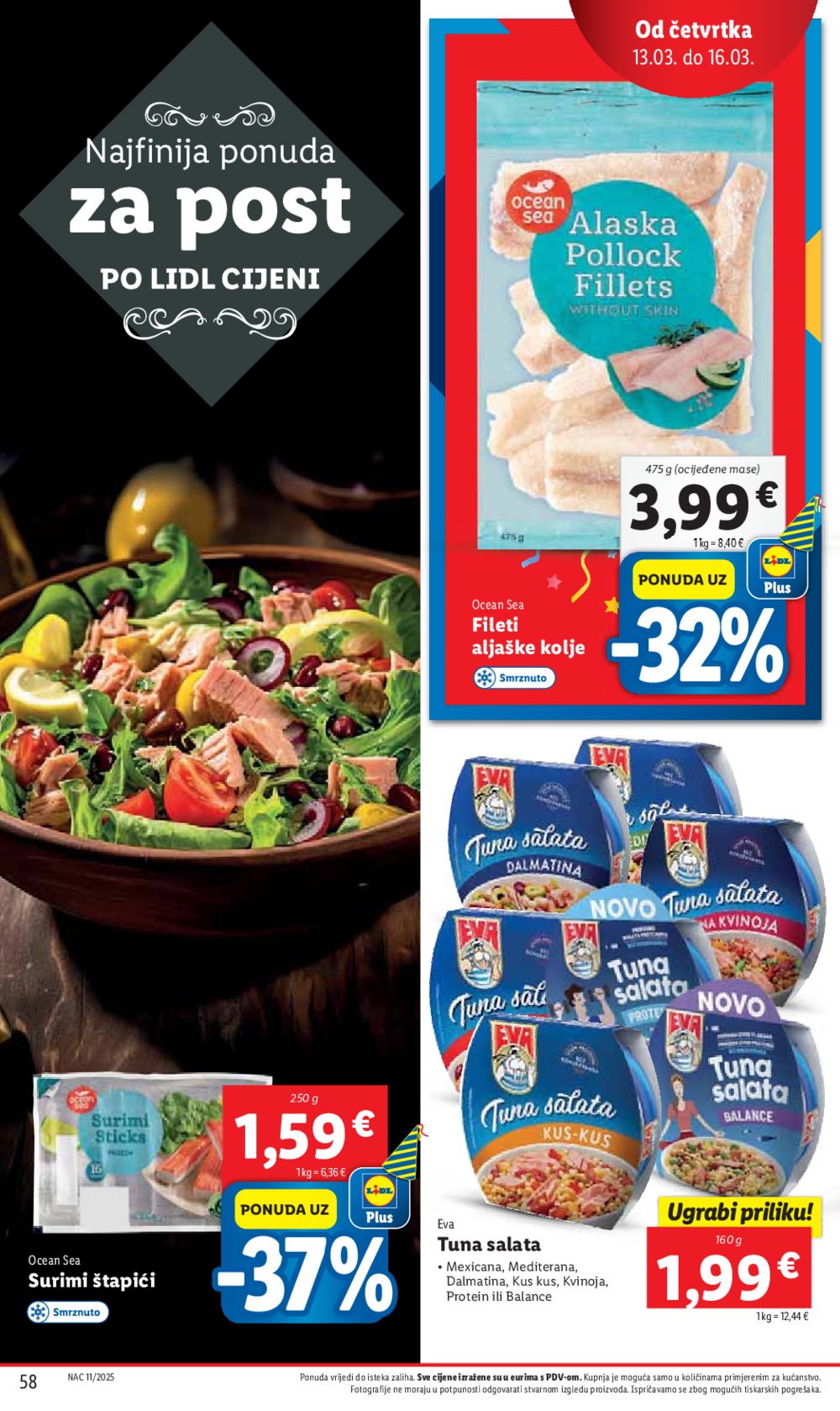 Lidl katalog Super ponuda od ponedjeljka 10.03.-16.03.2025.