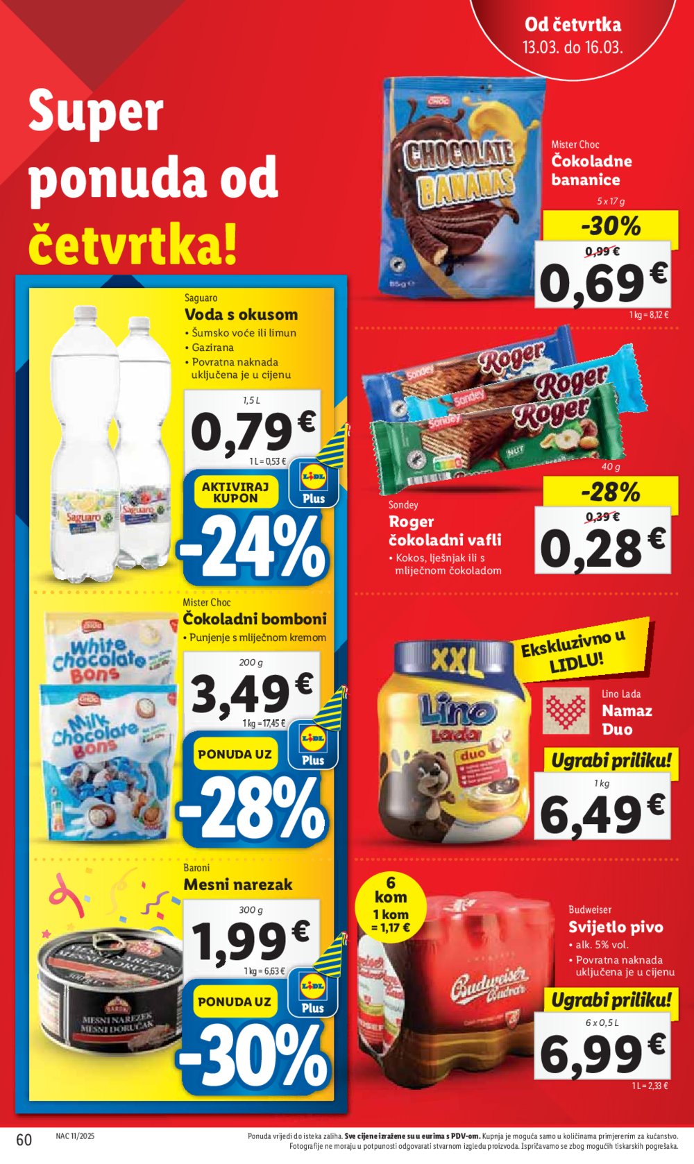 Lidl katalog Super ponuda od ponedjeljka 10.03.-16.03.2025.