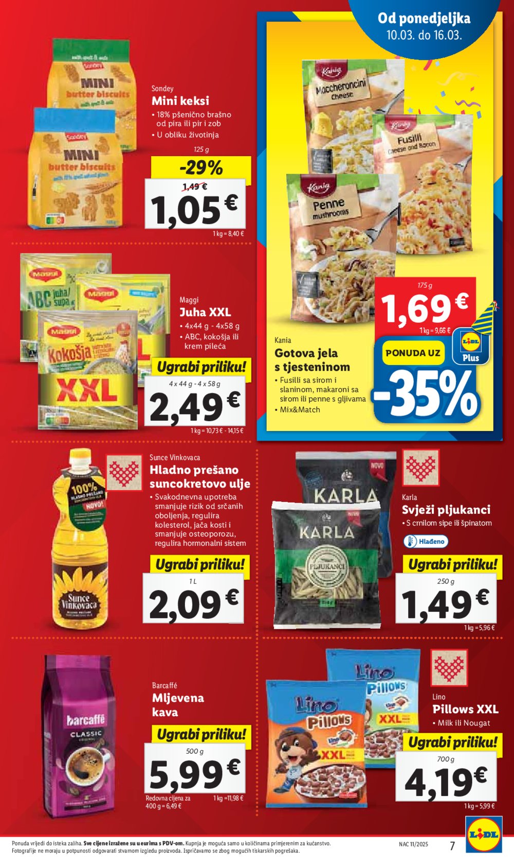 Lidl katalog Super ponuda od ponedjeljka 10.03.-16.03.2025.