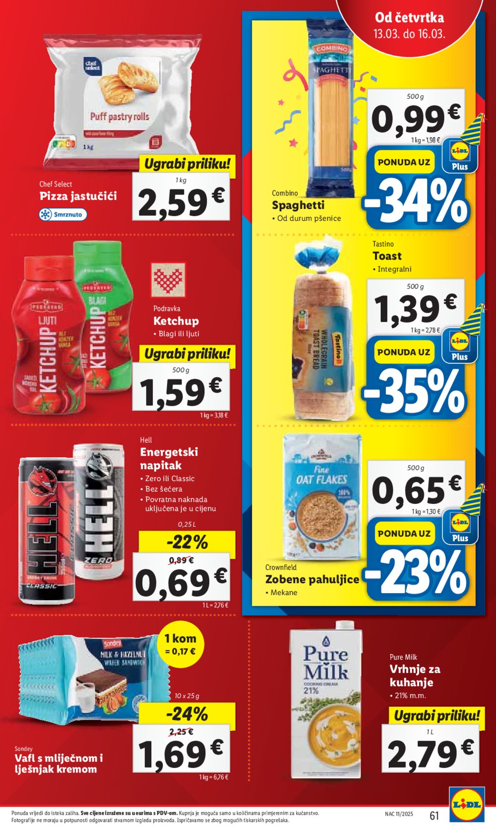 Lidl katalog Super ponuda od ponedjeljka 10.03.-16.03.2025.