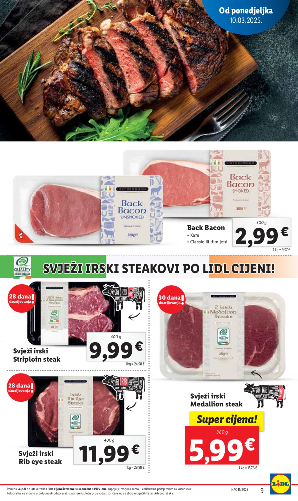 Lidl katalog Super ponuda od ponedjeljka 10.03.-16.03.2025.