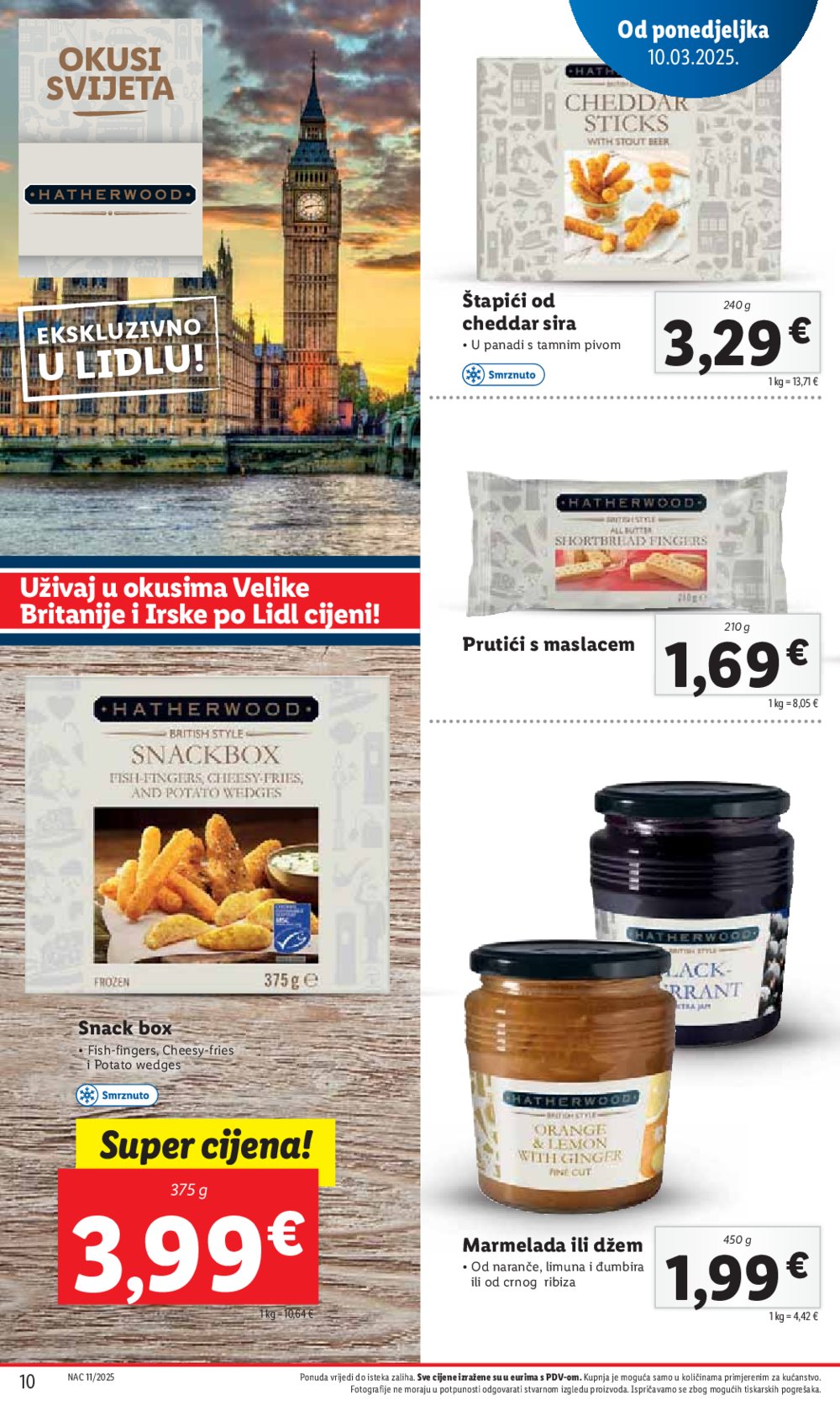 Lidl katalog Super ponuda od ponedjeljka 10.03.-16.03.2025.