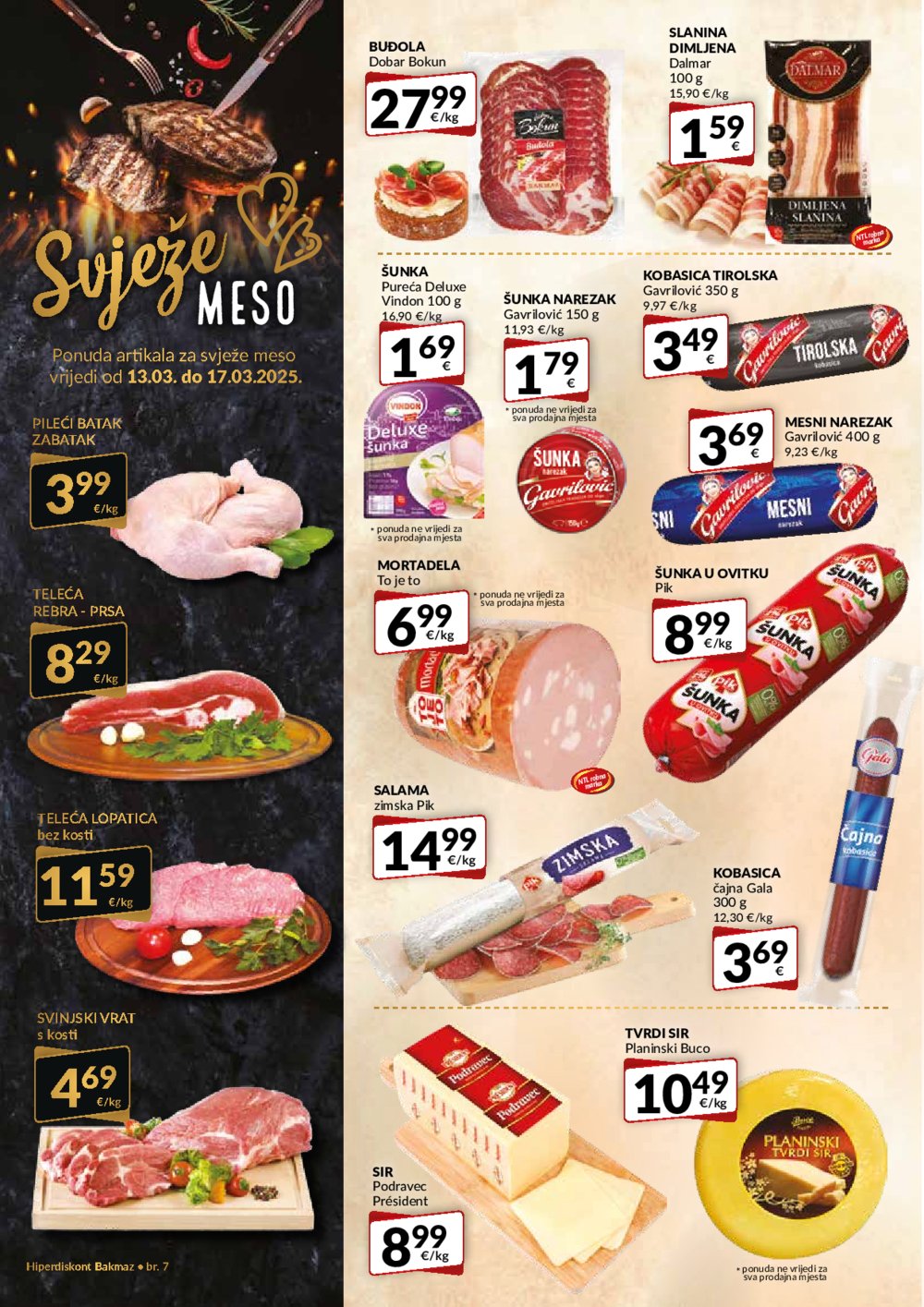 Bakmaz katalog Akcija 13.03. - 19.03.2025.