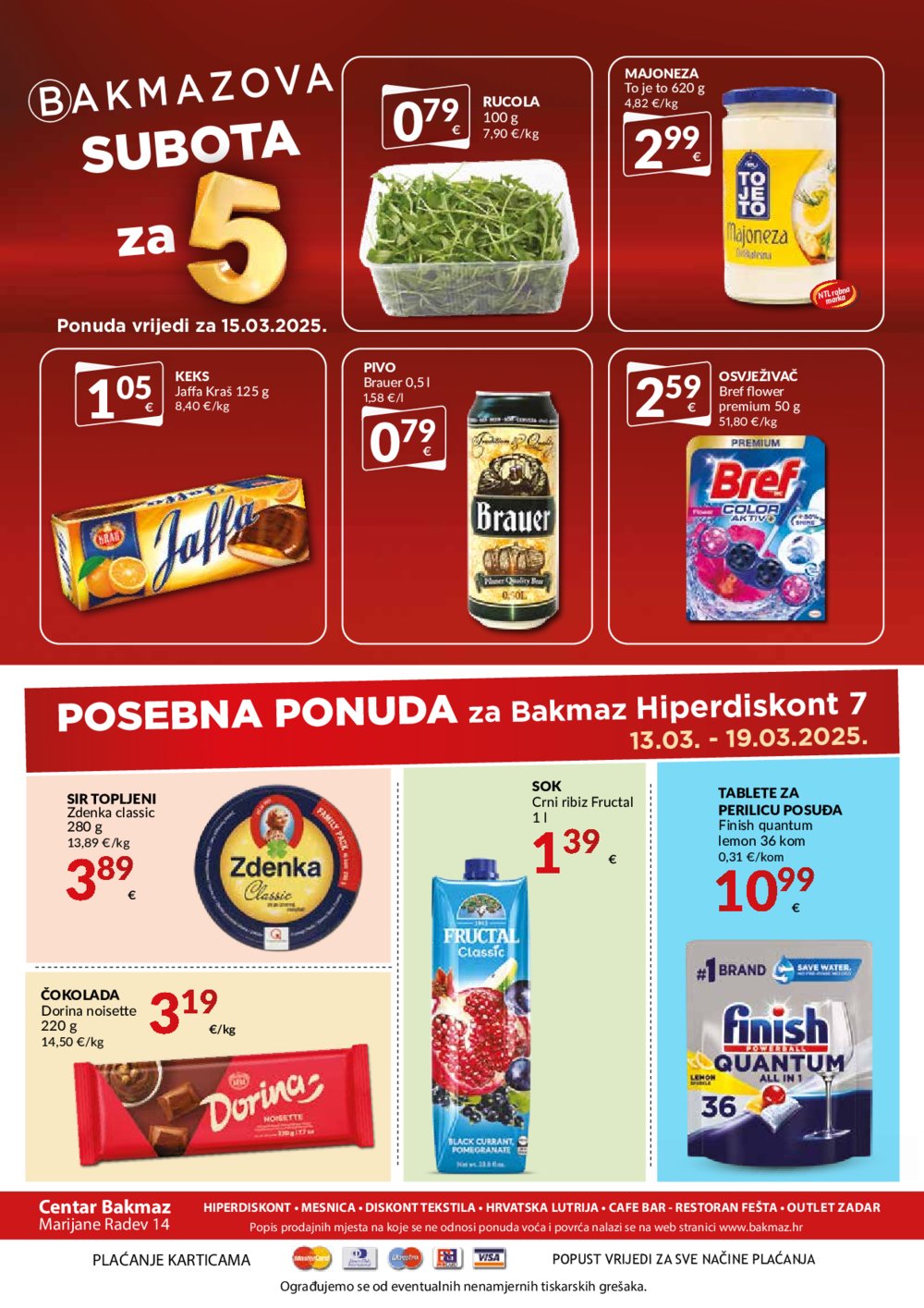 Bakmaz katalog Akcija 13.03. - 19.03.2025.
