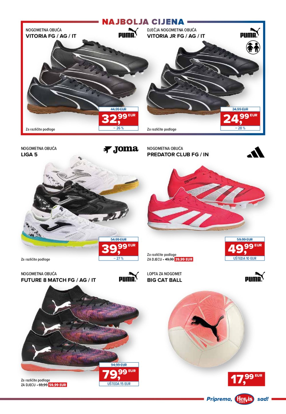 Hervis katalog Aktivno slobodno vrijeme 12.03.-18.03.2025.