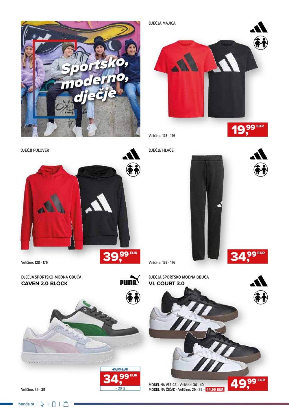 Hervis katalog Aktivno slobodno vrijeme 12.03.-18.03.2025.