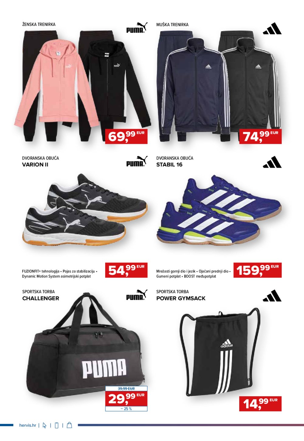 Hervis katalog Aktivno slobodno vrijeme 12.03.-18.03.2025.