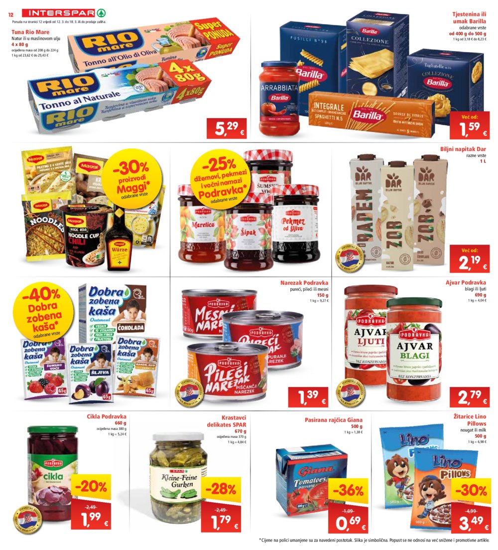 INTERSPAR katalog Akcija 12.03.-18.03.2025.