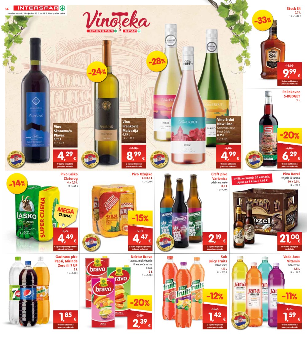 INTERSPAR katalog Akcija 12.03.-18.03.2025.