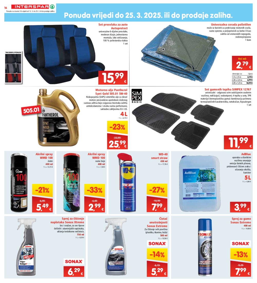 INTERSPAR katalog Akcija 12.03.-18.03.2025.