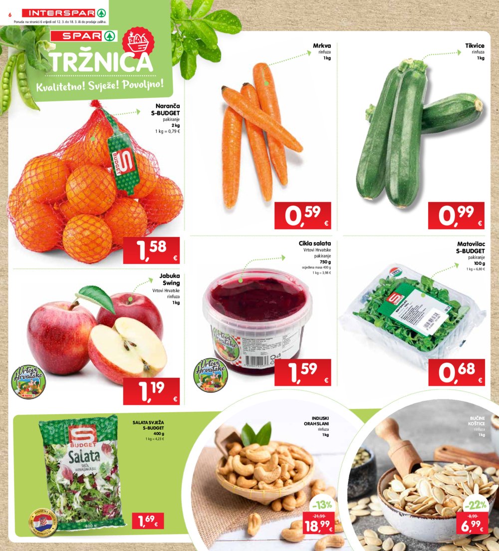 INTERSPAR katalog Akcija 12.03.-18.03.2025.