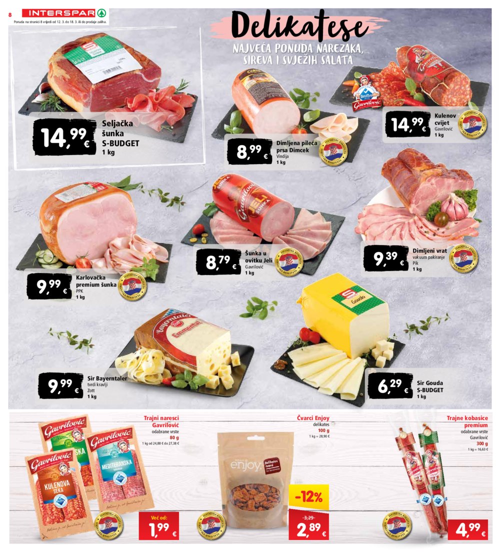 INTERSPAR katalog Akcija 12.03.-18.03.2025.