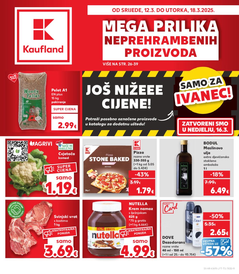 Kaufland katalog Akcija 12.03.-18.03.2025. Ivanec