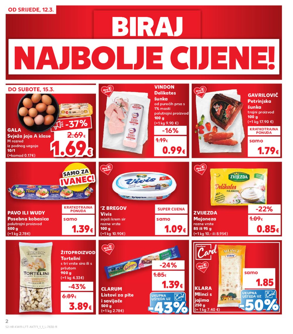 Kaufland katalog Akcija 12.03.-18.03.2025. Ivanec