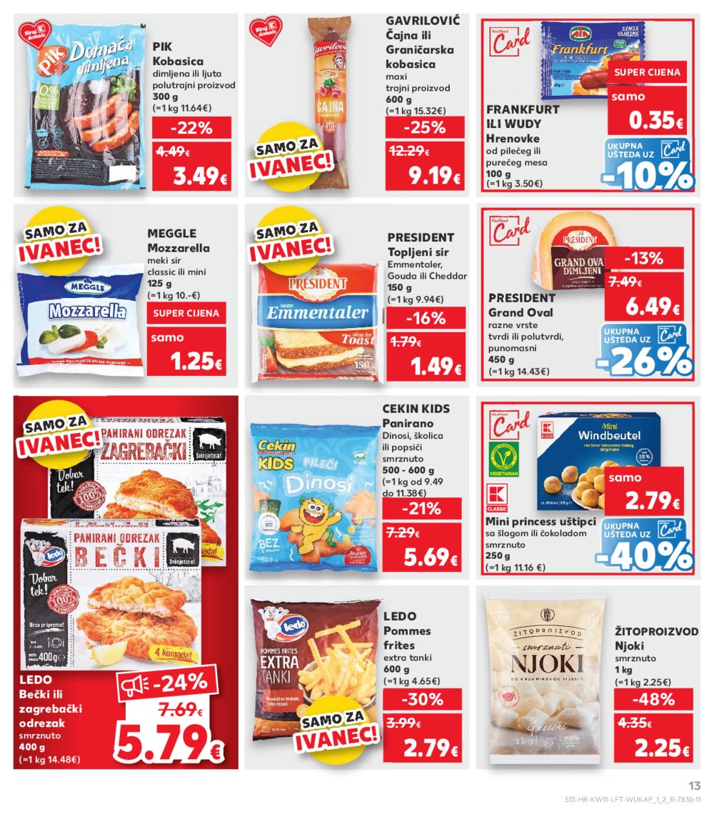 Kaufland katalog Akcija 12.03.-18.03.2025. Ivanec