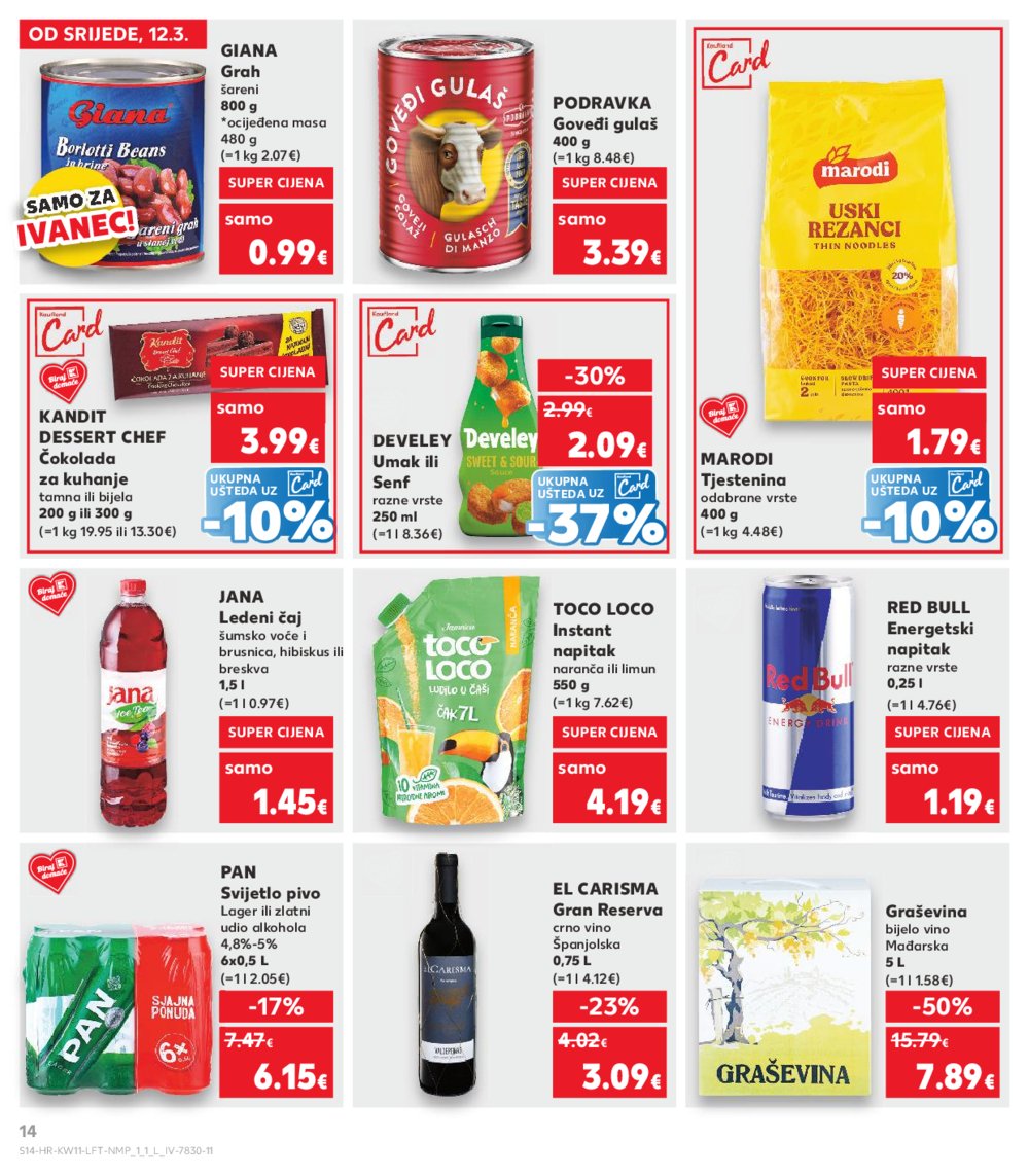 Kaufland katalog Akcija 12.03.-18.03.2025. Ivanec