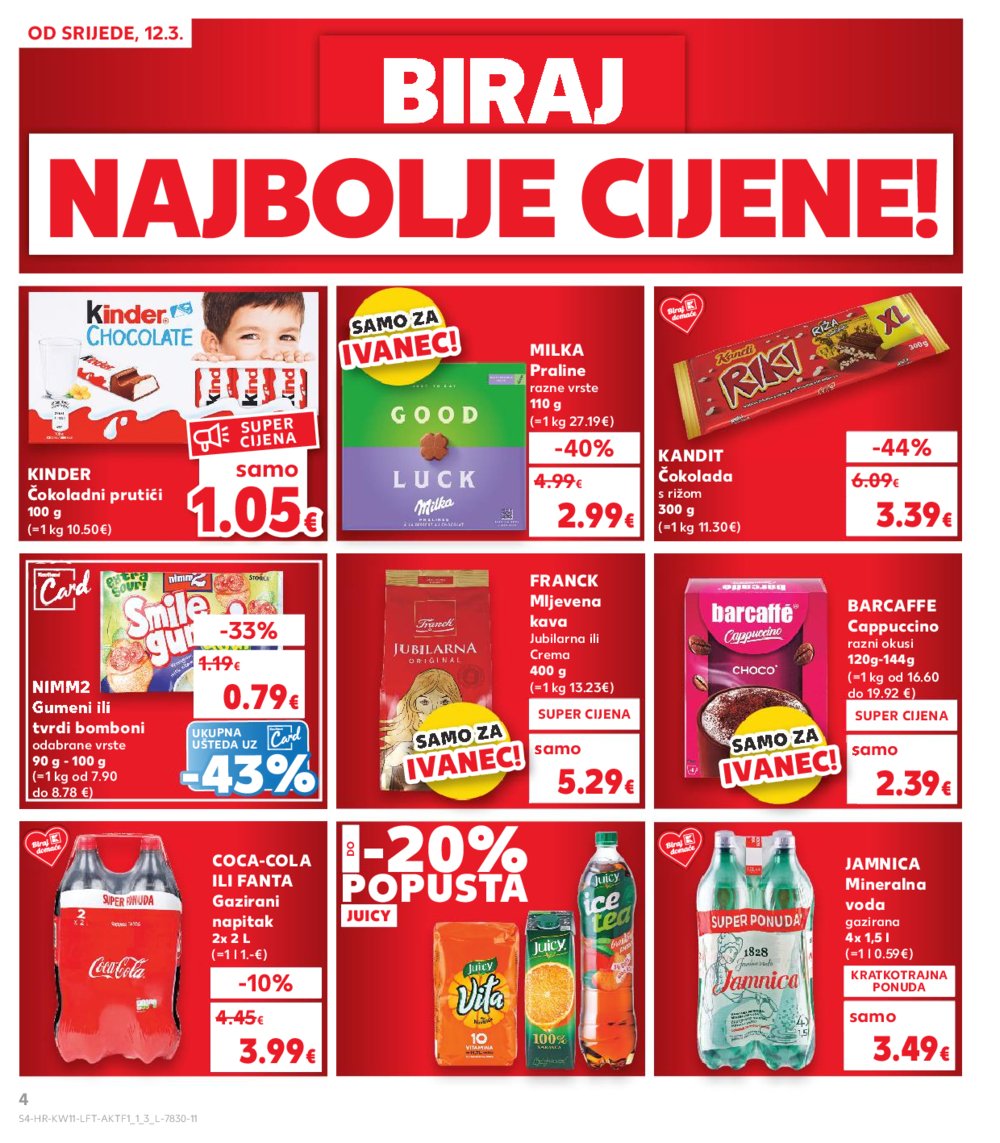 Kaufland katalog Akcija 12.03.-18.03.2025. Ivanec