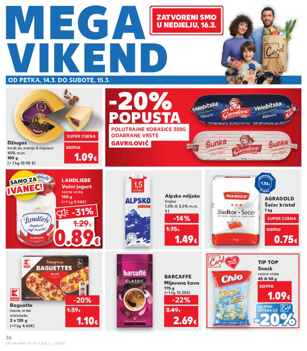 Kaufland katalog Akcija 12.03.-18.03.2025. Ivanec