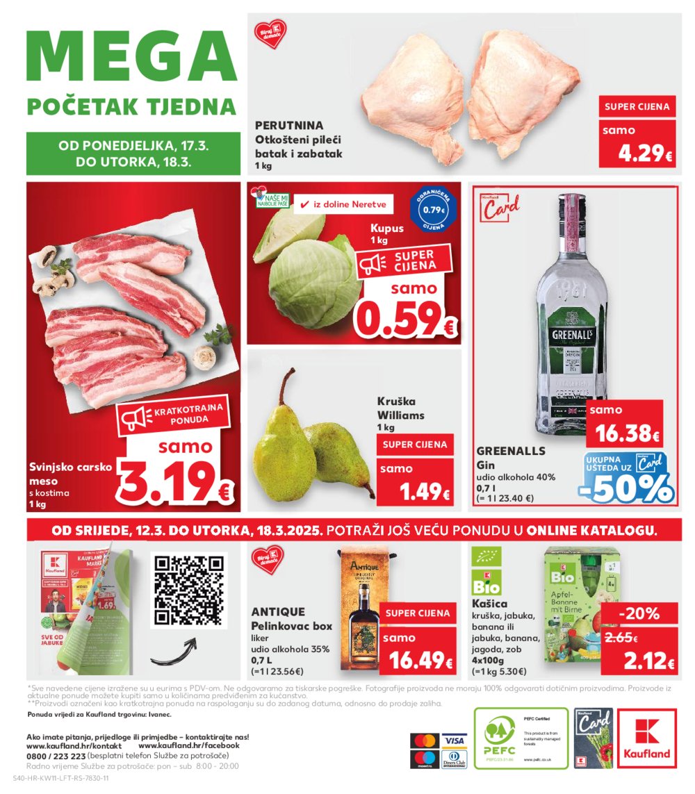 Kaufland katalog Akcija 12.03.-18.03.2025. Ivanec