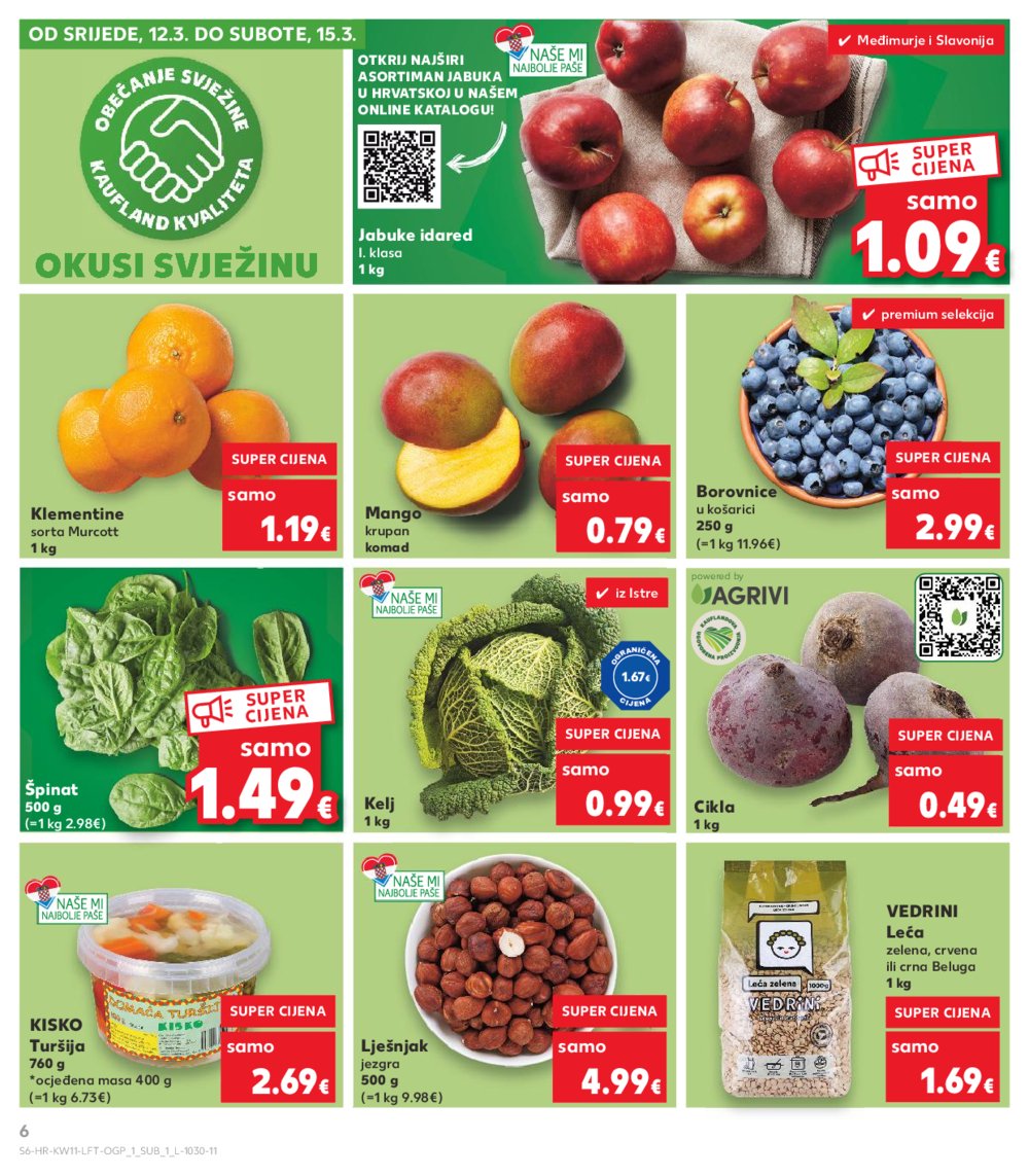 Kaufland katalog Akcija 12.03.-18.03.2025. Ivanec