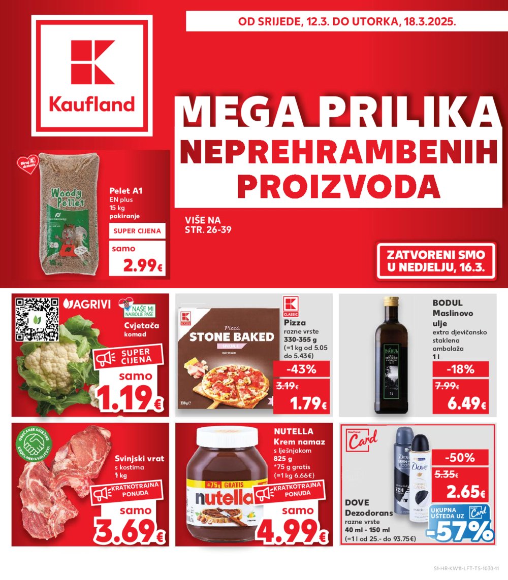 Kaufland katalog Akcija 12.03.-18.03.2025. Odabrane poslovnice