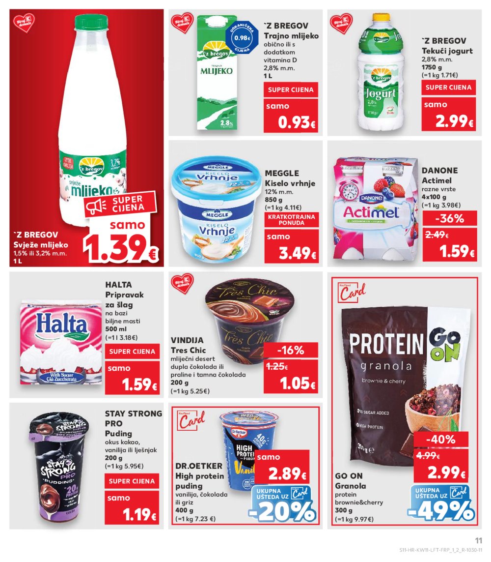 Kaufland katalog Akcija 12.03.-18.03.2025. Odabrane poslovnice