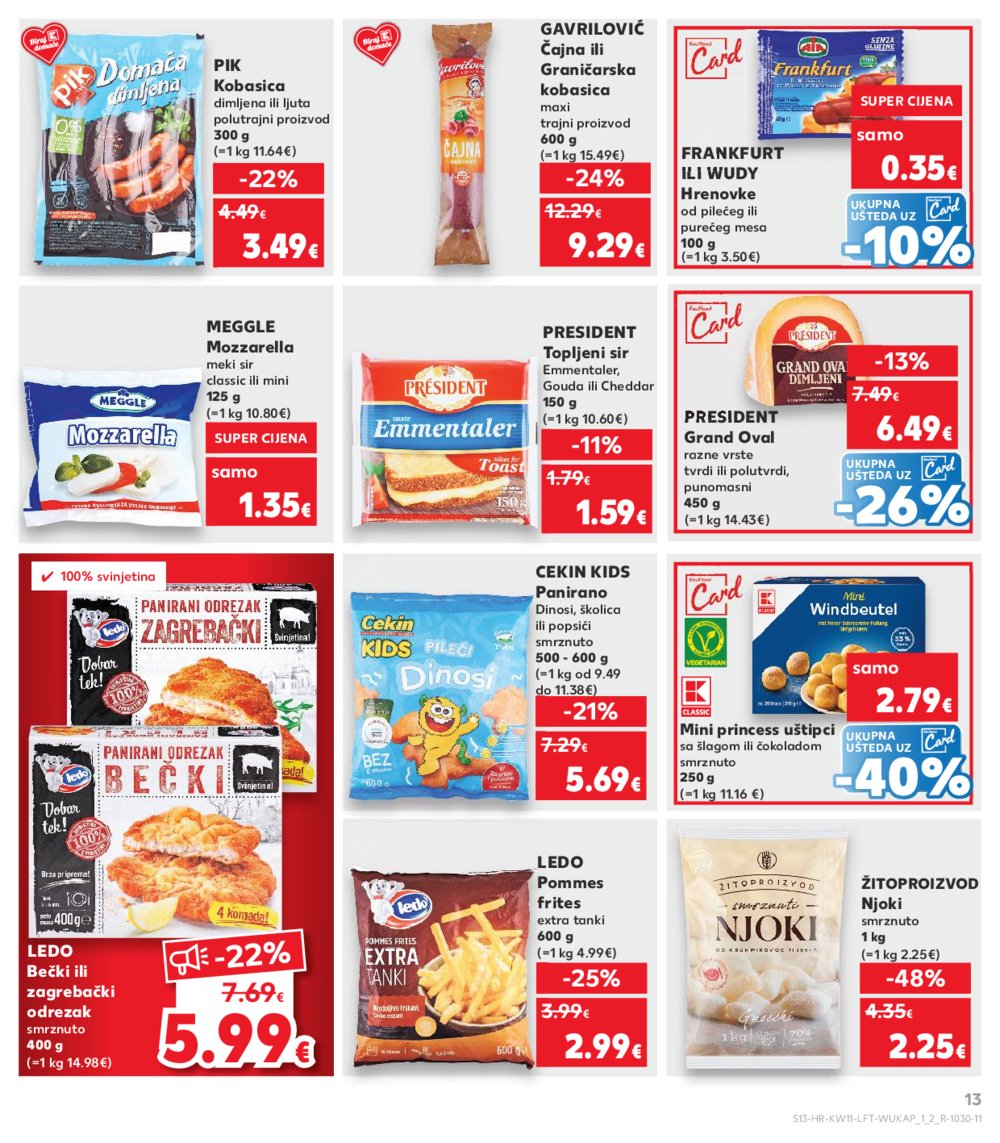 Kaufland katalog Akcija 12.03.-18.03.2025. Odabrane poslovnice