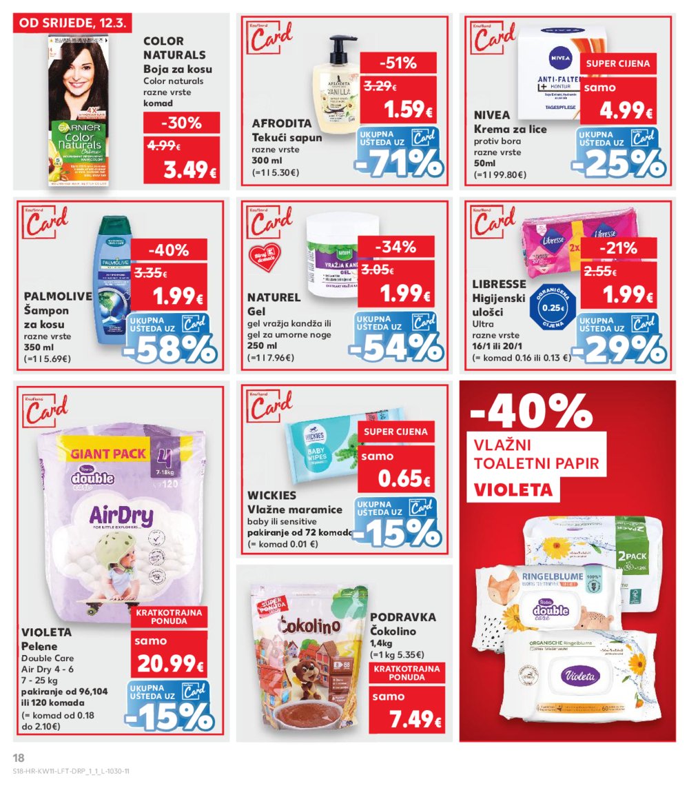 Kaufland katalog Akcija 12.03.-18.03.2025. Odabrane poslovnice