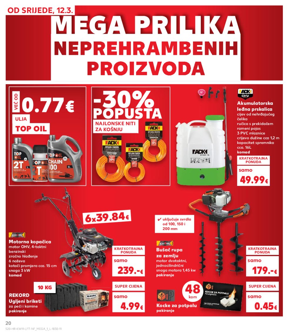 Kaufland katalog Akcija 12.03.-18.03.2025. Odabrane poslovnice